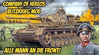 Alle Mann an die Front! | Company of Heroes 1 Blitzkrieg Mod | Lets Play Deutsch Multiplayer