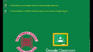 Help to login to Google Classroom when at home
