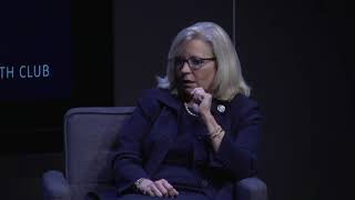 Liz Cheney discusses the possibility of Donald Trump running for a second term.