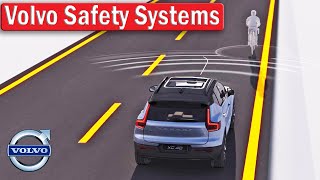 Volvo XC40 Recharge P8 - Safety Systems Animation