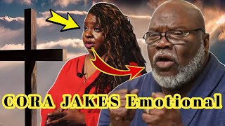 CORA JAKES PRAYS FOR HER DADDY (T.D Jakes) | Try not to cry 😭