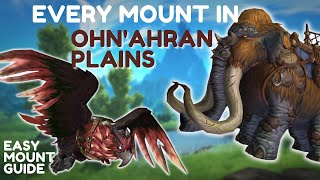 Every Ohn'ahran Plains mount \u0026 How to Get Them | Dragonflight WoW New Mounts Guide