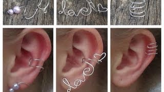 3 DELICATE EAR CUFFS DIY ♡