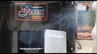 Warning: Brinkmann Charcoal Smoker Setup