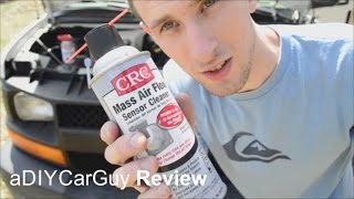 How To Clean Your Mass Air Flow Sensor - CRC MAF Cleaner