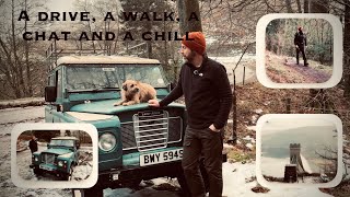 Land Rover Series 3. A drive, a walk, a chat and a chill. Peak District, Derwent \u0026 Howden.