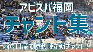 【雨の金Jアウェイ横浜で勝利を後押し！チャント集】アビスパ福岡（2024）日産スタジアム