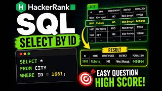 HackerRank SQL: Select By ID Explained