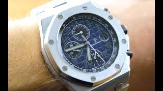 Audemars Piguet Royal Oak Offshore Chronograph Platinum 26470PT.OO.1000PT.02 Luxury Watch Review