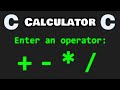 Let's code a calculator with C programming! 🖩