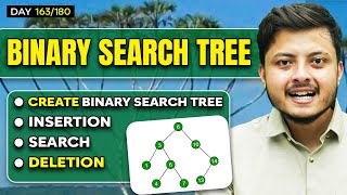 Binary Search Tree in Data Structure || Implementation, Insertion , Deletion and Search