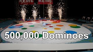 500,000 Dominoes - World of Art - 2 Guinness World Records