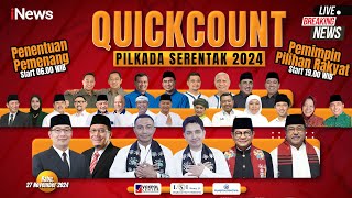 🔴LIVE - Quick Count Pilkada Serentak 2024 | Rabu, 27 November 2024