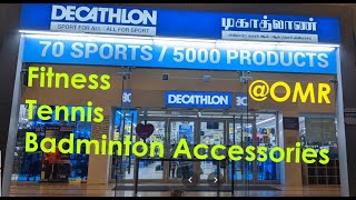 Decathlon Shopping Tour | Fitness, Tennis, Badminton, Health Accessory | New Arrivals | OMR, Chennai