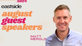 August Guest Speakers - Matt Merold