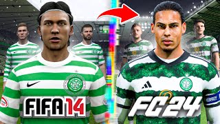 I Rebuild Celtic From FIFA 14 to FC 24!