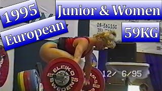 Women 59KG | 1995 | European Junior \u0026 Women Weightlifting Championships | Beer Sheva (ISR)