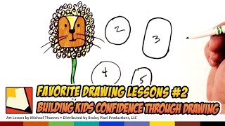 My Favorite Kids Drawing Lessons #2 (Not YouTube) Building Kids Confidence Through Drawing | BP