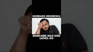 MUKBANG | Pedas Gila, Mie, Makaroni \u0026 Boncabe Max End Level 50 | Inspired : Tanboy Kun #shorts