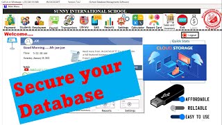 How to secure your JN-DATASOFT (Database) to avoid Data Loss