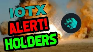 IOTX Coin Urgent News Today! IoTex Price Prediction