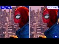 spider man miles morales ps4 vs ps4 pro 4k graphics u0026 fps comparison