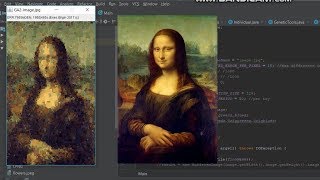 Picture Imitation with Genetic Algorithm