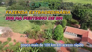 Cener Imóveis 2442 I Fazenda extraordinária de 308 ha por 10 500 a 100 km de BH