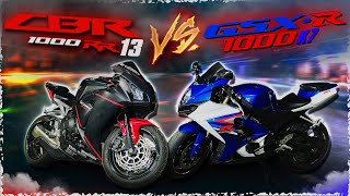 ЗАРУБА Suzuki GSX-R 1000 k7 VS Honda CBR 1000 RR 2013.