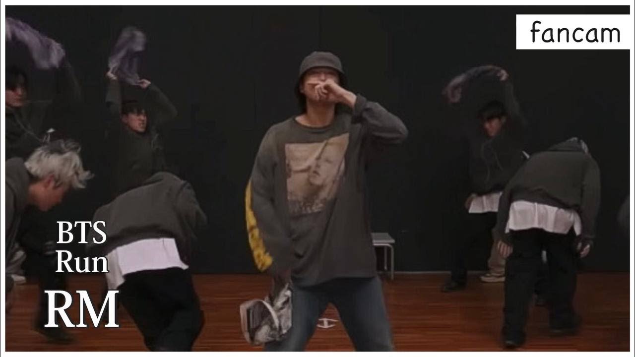 [Fancam] RUN BTS DANCE PRACTICE RM - YouTube