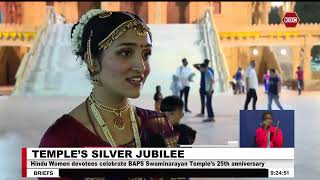 Hindu Women devotees celebrate BAPS Swaminarayan Temple’s 25th anniversary