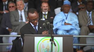 President Kagame adressing thousands gathered for 20th Commemoration- Kigali, 7 April 2014