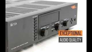 TOA's 9000M2 Series of Modular Mixer/Amplifiers