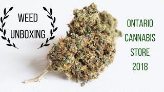 First Legal Cannabis Unboxing Ontario 2018 Government Weed Canada