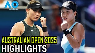 Paula Badosa vs Xinyu Wang 1st Round Highlights | Australian Open 2025