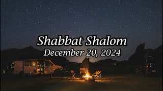 Shabbat Service December 20, 2024