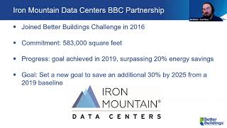 Better Buildings/Iron Mountain Data Centers Virtual Site Visit: Full Recording