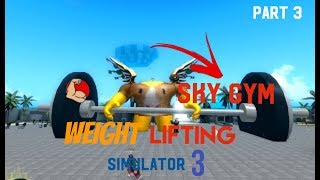 Roblox Weight Lifting Simulator 3 Sky Gym Videos 9tube Tv - rebirth roblox weight lifting simulator 3