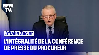 Affaire Zecler: l'intégralité de la conférence de presse du procureur de Paris