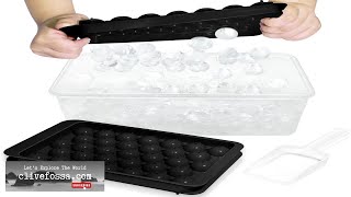 WIBIMEN Ice Cube Tray with Lid and Bin Round Ice Trays Review