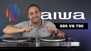 Tornamesas AIWA: 680 vs 790