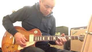 2004 Gibson Les Paul '59 Historic Reissue with killer flame through '68 Marshall JMP 50 stack