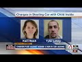 One suspect still on the run after stealing car with child inside