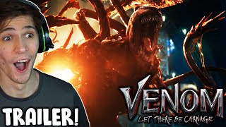 Venom: Let There Be Carnage Official Trailer REACTION!!! (VENOM 2)