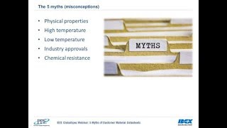 PPE Webinar: The 5 myths of elastomer material datasheets