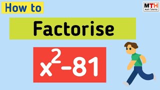 Factorise x^2-81 || Factor x2-81