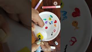 Magical floating pens painting easy | Trending floating markers #floating #art #viral #shorts