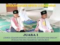 JUARA I LOMBA KESEMPURNAAN GERAKAN DAN BACAAN SHOLAT PENTAS PAI KECAMATAN RAJADESA TAHUN 2023