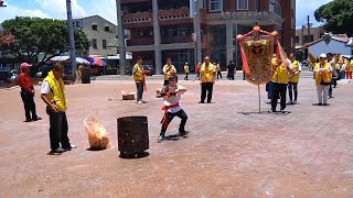 小弟弟淨爐手/三太子炸炮/操刺球敲額頭顯神威/翻身跳金爐/-新營太子宮進香團（新竹清化堂）