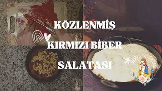 Közlenmiş Kırmızı Biber Salatası - En Basit Salata - Pratik Salataların 1 Numarası